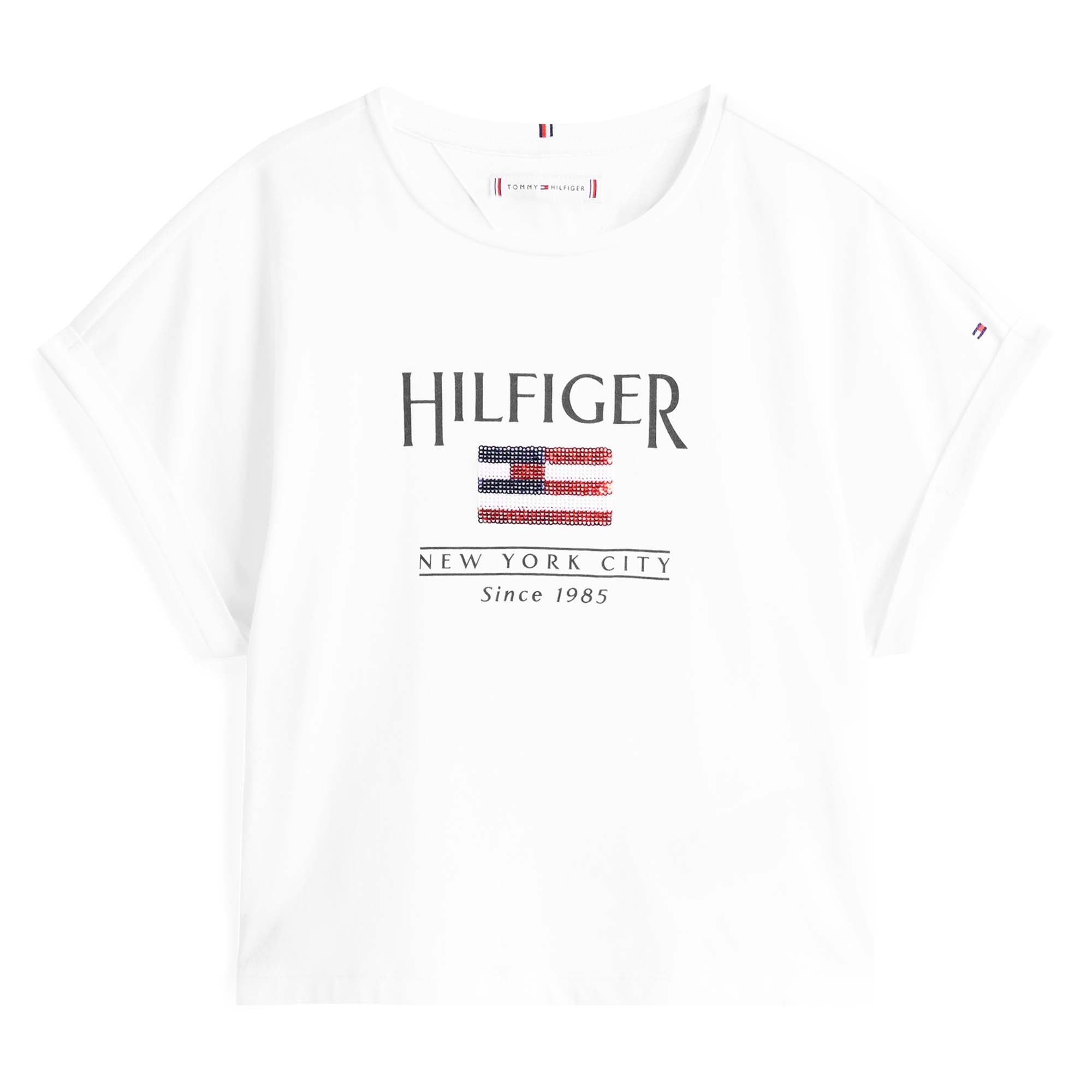 HILFIGER_SEQUINS_FLAG_TEE_SS_THKG0KG08525T_YBR_Image_1