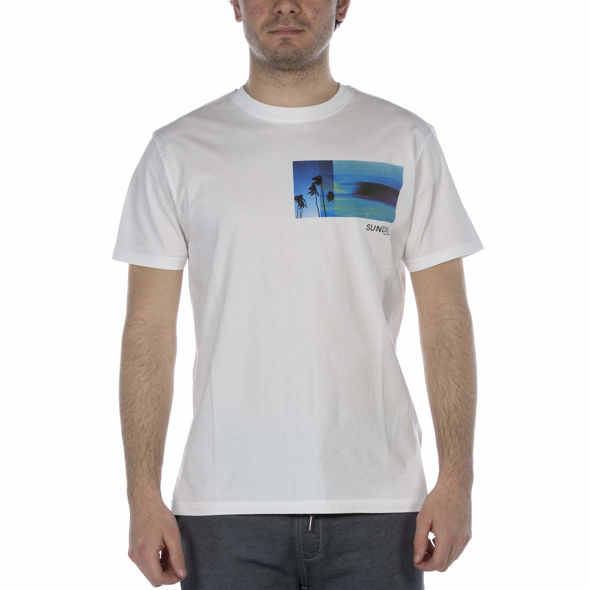 T-SHIRT_SUNDEK_PRINTED_BIANCO_M128TEJE100_00600_Image_1